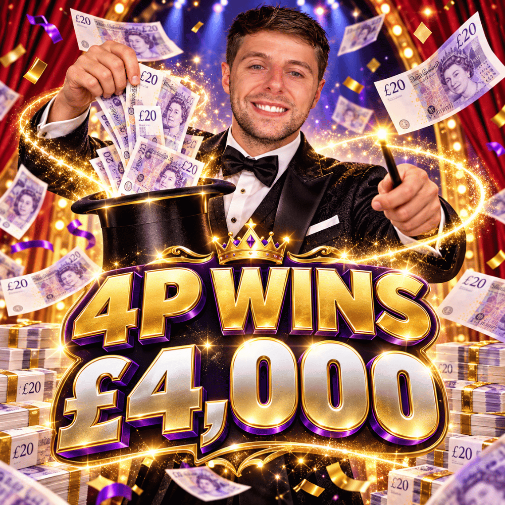 4P WINS £4,000
