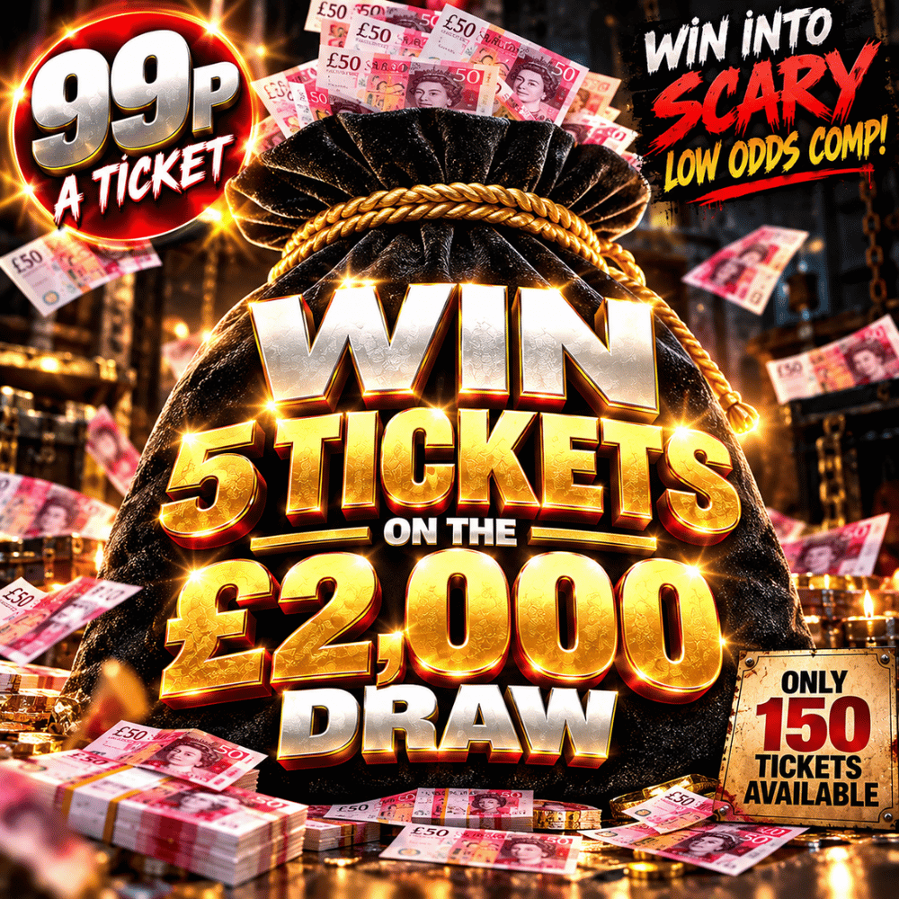 WIN 5 TICKETS ON THE £2,000 DRAW #1 *AUTO DRAW*