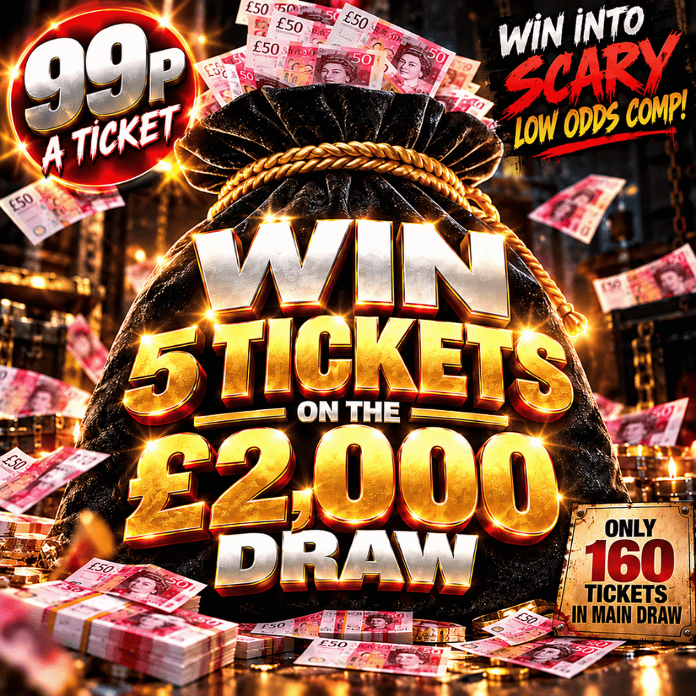 WIN 5 TICKETS ON THE £2,000 DRAW #1 *AUTO DRAW*