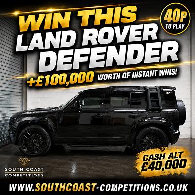 Win a Defender plus 100k in Instant wins!