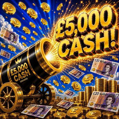 £5,000 cash!