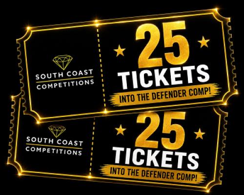 25 Tickets into the defender competition!