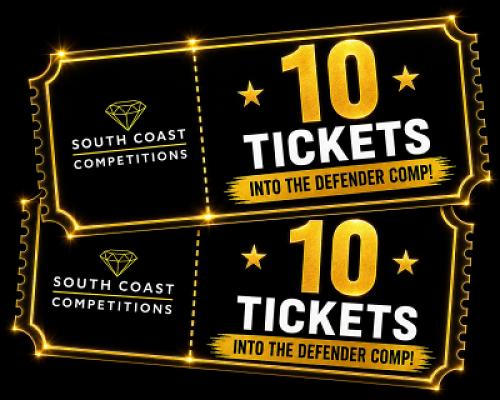 10 Tickets into the defender competition!