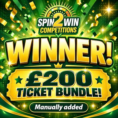 £200 RANDOM TICKET BUNDLE - ADDED MANUALLY