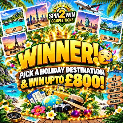 PICK A HOLIDAY DESTINATION WINNER!