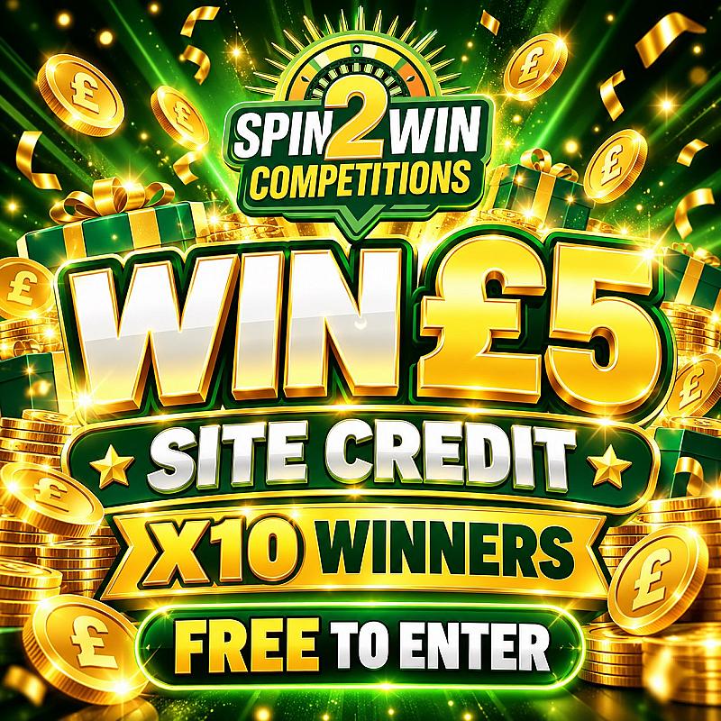X10 WINNERS - £5 SITE CREDIT