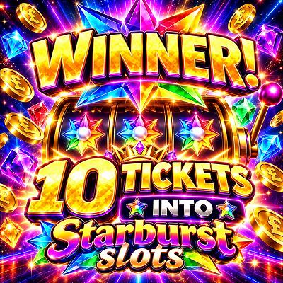10 TICKETS INTO STARBURST SLOTS