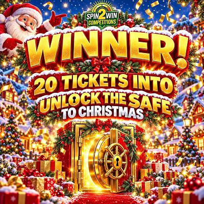 20 TICKETS INTO UNLOCK THE SAFE TO CHRISTMAS 