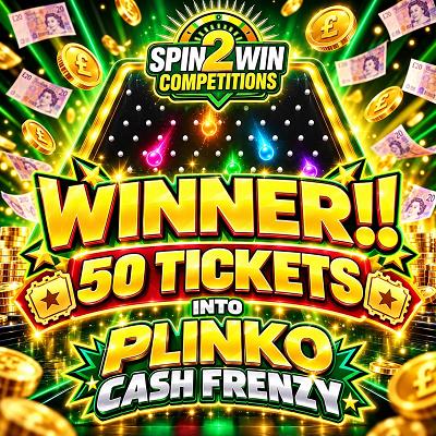50 TICKETS INTO PLINKO CASH FRENZY