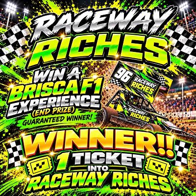 1 TICKET INTO RACEWAY RICHES