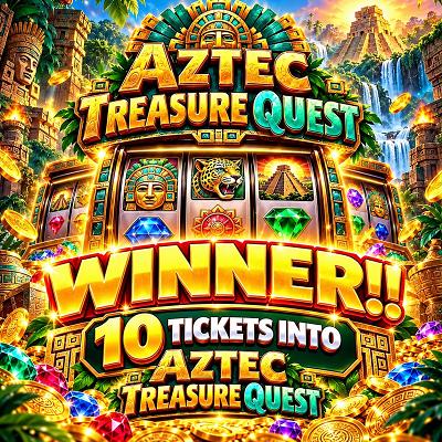10 TICKETS INTO AZTEC TREASURE QUEST
