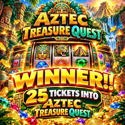25 TICKETS INTO AZTEC TREASURE QUEST