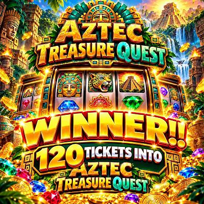 120 TICKETS INTO AZTEC TREASURE QUEST