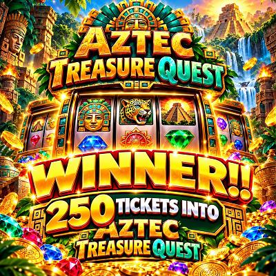 250 TICKETS INTO AZTEC TREASURE QUEST