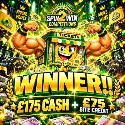 £175 CASH + £75 SITE CREDIT (SITE CREDIT MANUALLY ADDED)