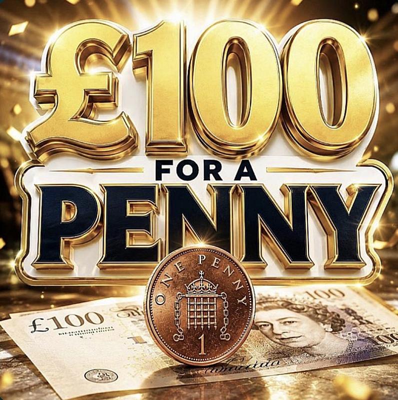£100 for a penny! Autodraw Wednesday