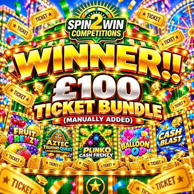 £100 TICKET BUNDLE (MANUALLY ADDED)
