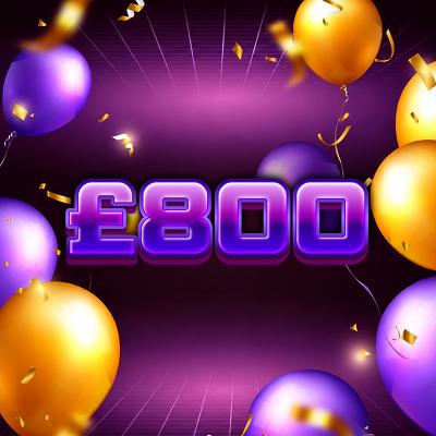 £800 Cash