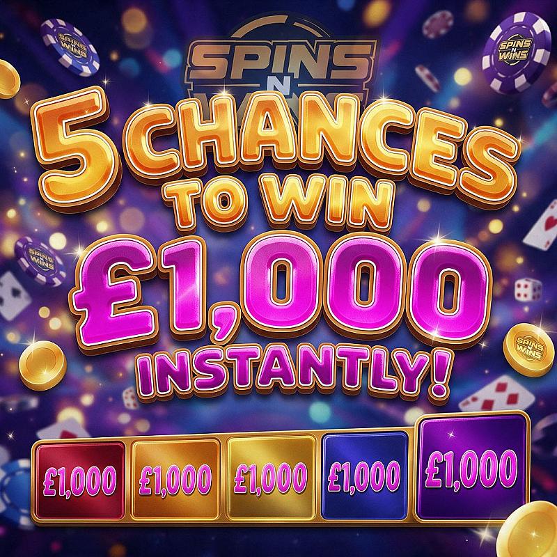 5 Chances To Win £1,000 Instantly