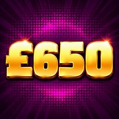 £650 Cash