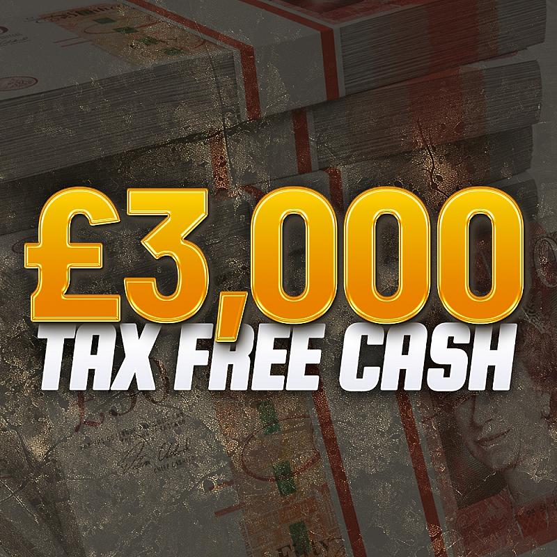 £3,000 Cash