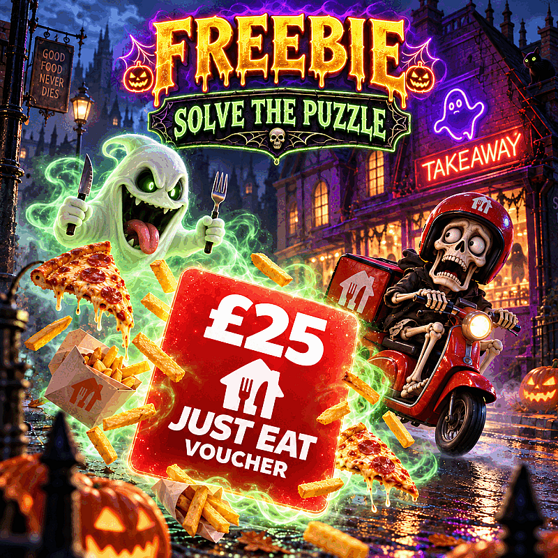 🍔FREEBIE £25 JUST EAT VOUCHER🍔