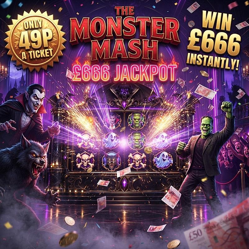 THE MONSTER MASH: £666 JACKPOT