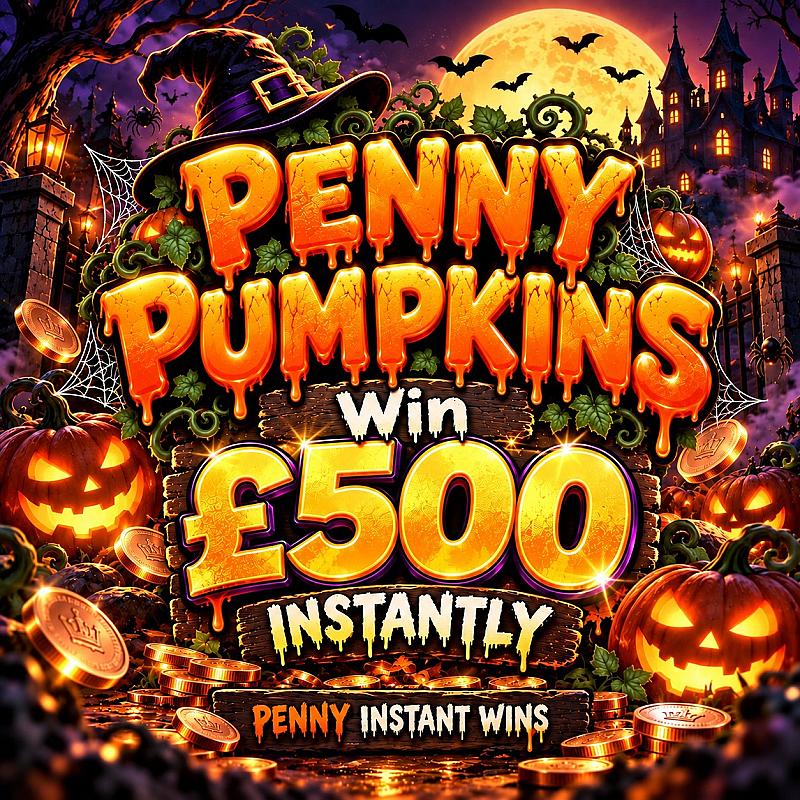 🎃 Penny Pumpkins s + £100 End Prize 