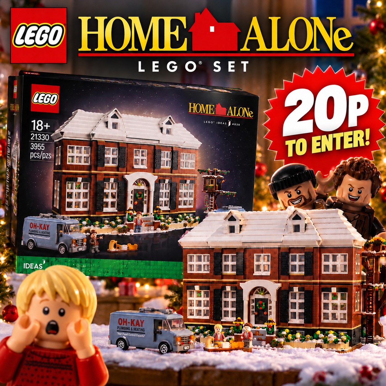 WIN the Home Alone Lego Set 