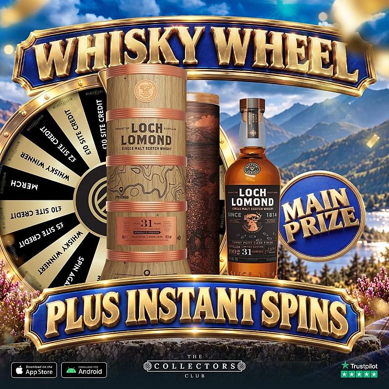 WIN THIS LOCH LOMOND WAYPOINT 31 YEAR OLD + 10 BONUS WIN SPINS!