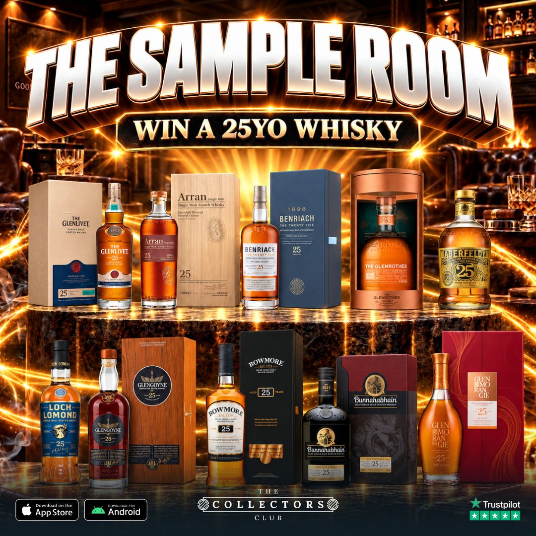 THE SAMPLE ROOM! WIN A 25 YEAR OLD WHISKY!