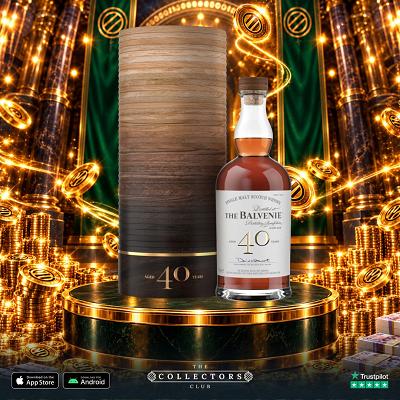 Balvenie 40 Year Old or £4000 Cash
