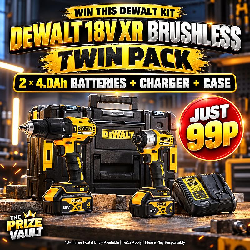 DEWALT 18V XR BRUSHLESS TWIN PACK