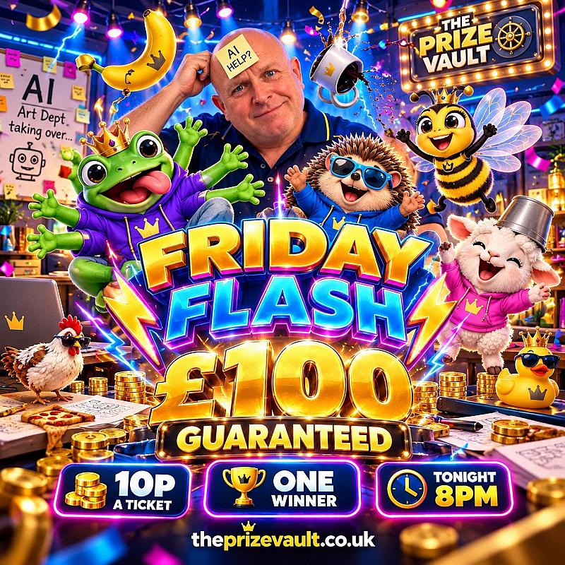 Friday Flash — £100 Guaranteed