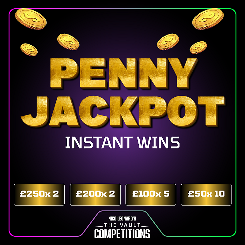 PENNY JACKPOT - 1P TO WIN! JULY