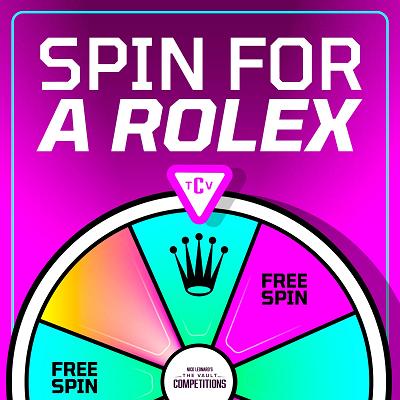 SPIN FOR ROLEX + £500 END DRAW