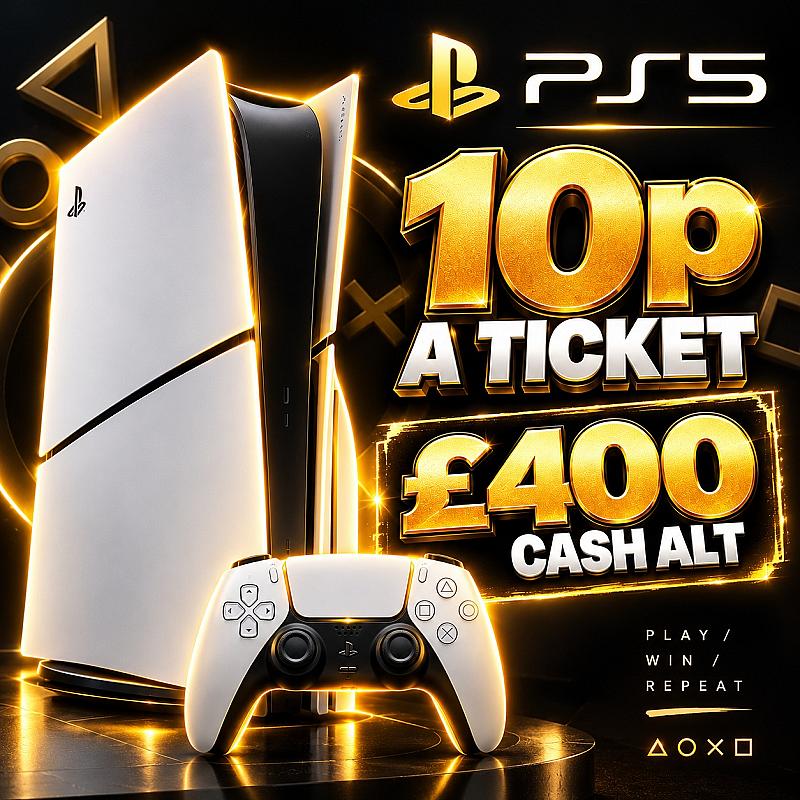 PS5 Or £400 Just 10p A Ticket