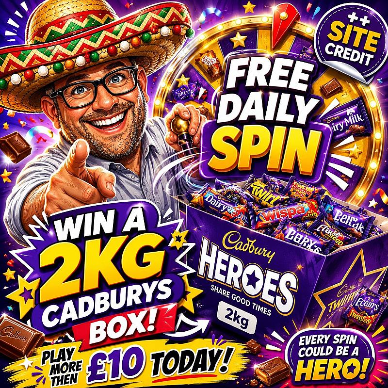 FREE Cadburys Spin 🍫