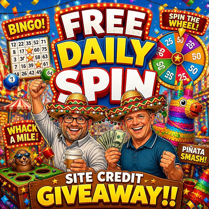 Free Daily Spin Site Credit 🚨👀