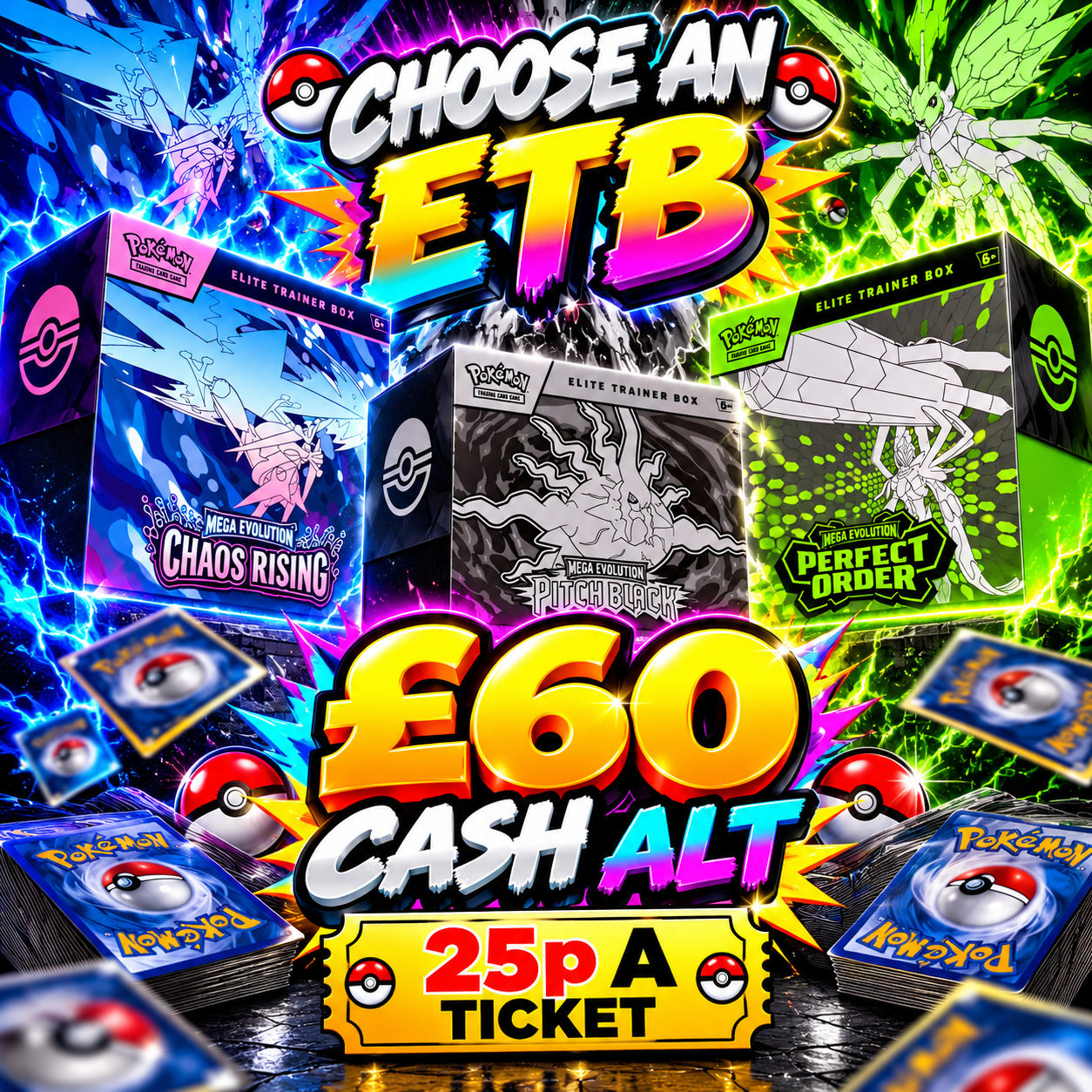 Choose An ETB or £60 Cash Alt