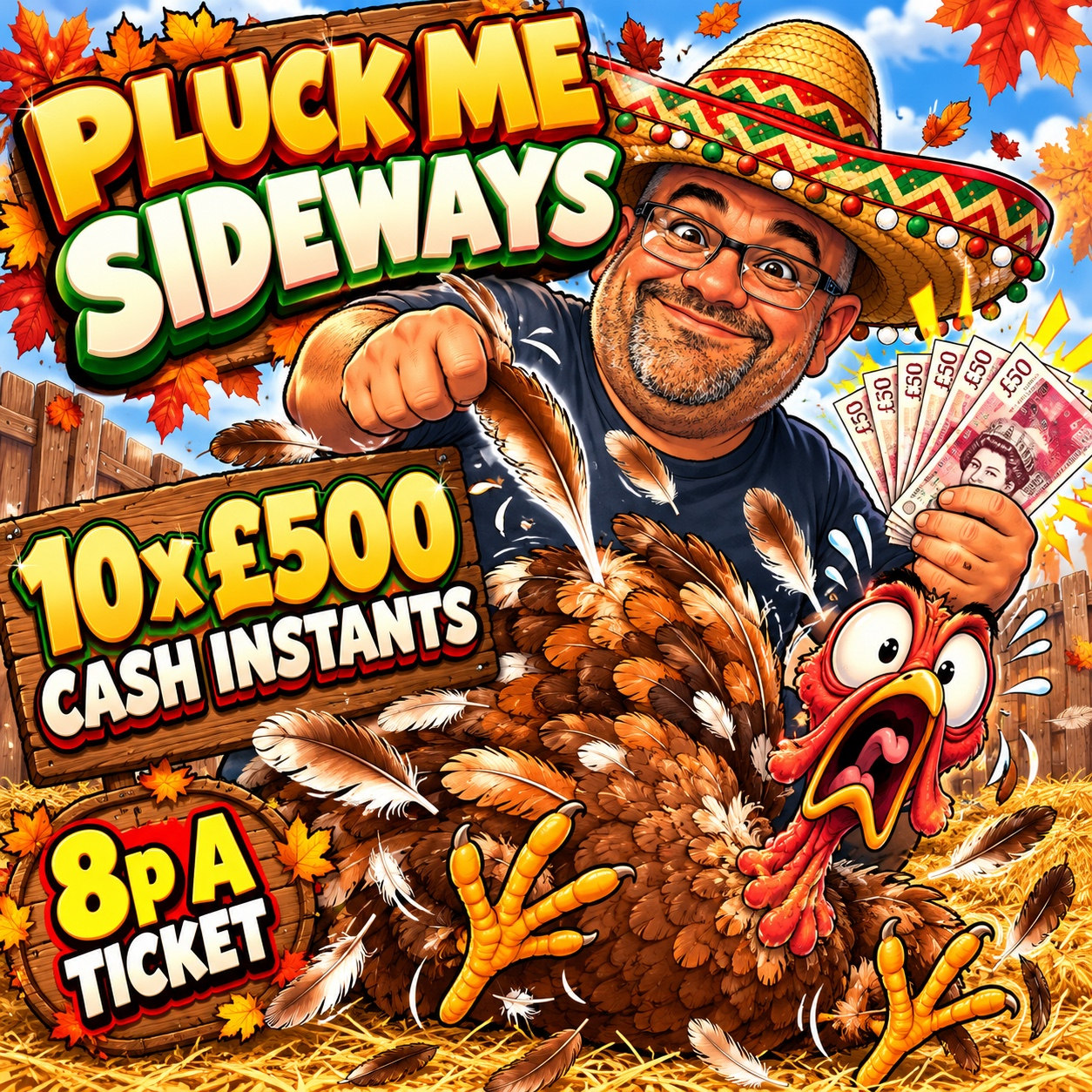10 x £500 Cash Instants 🦃