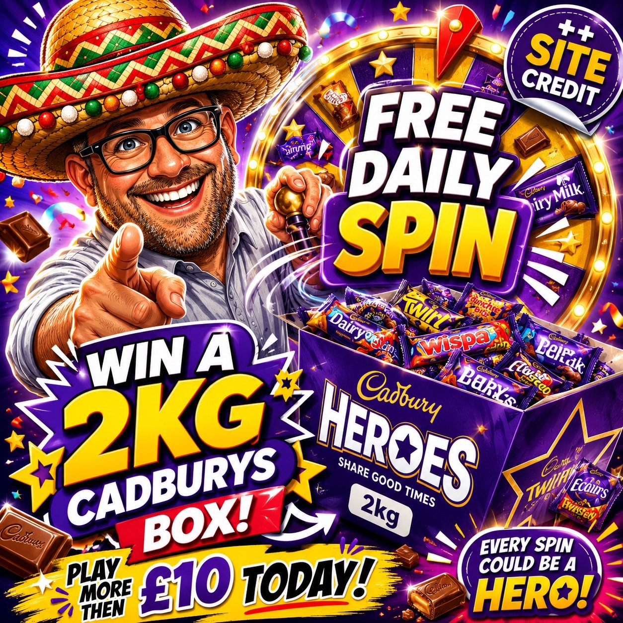 FREE Cadburys Spin 🍫