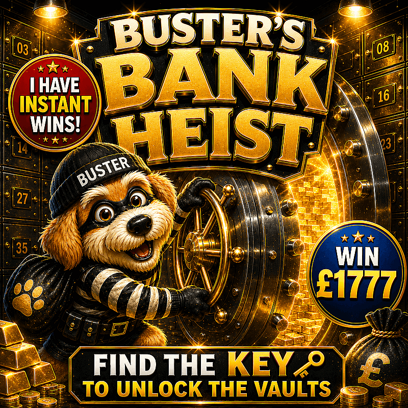 🏦 Buster’s Bank Heist - Find the Key to Unlock the Vaults!