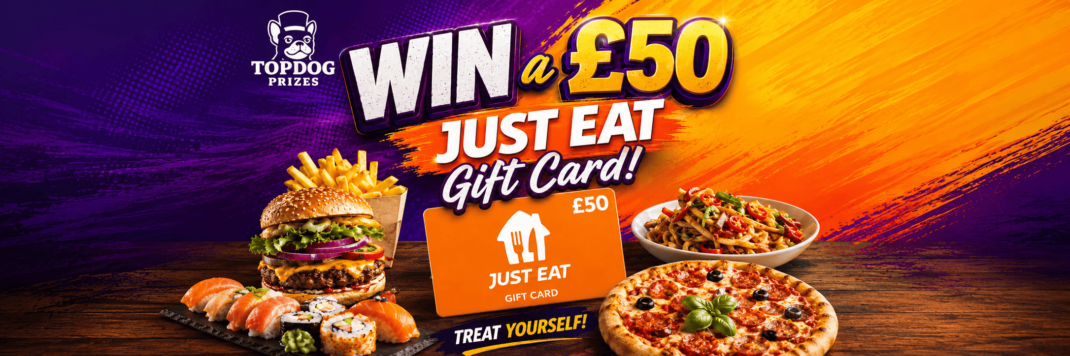 Win a £50 Just Eat Gift Card!