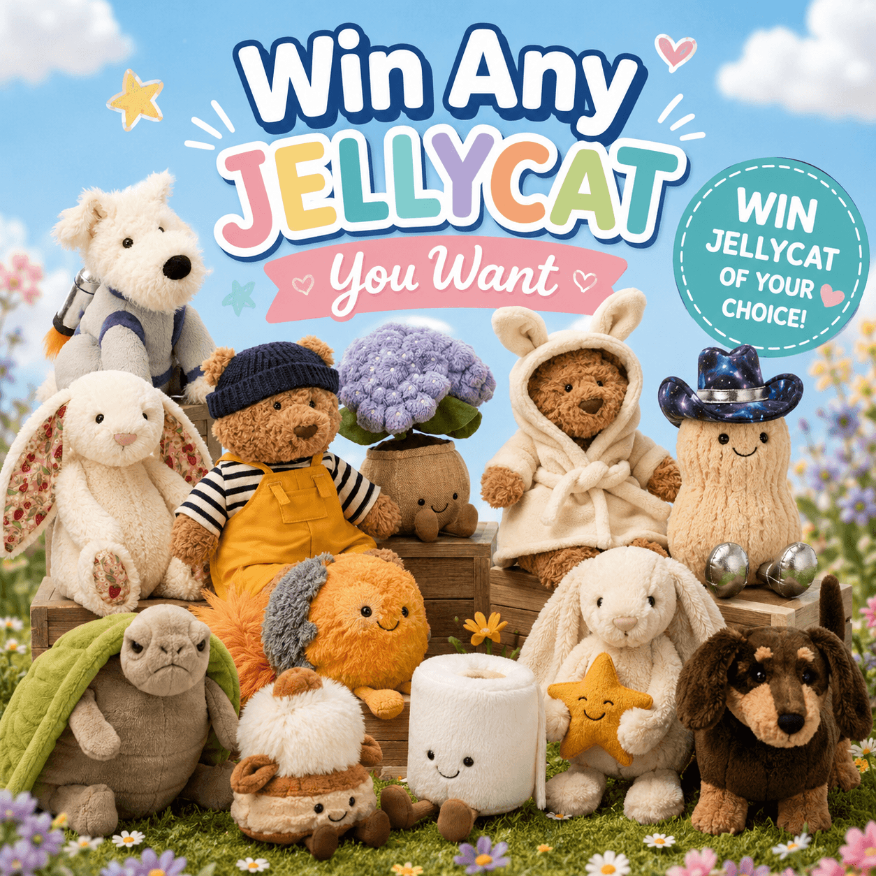 Win Any JellyCat You Want 🧸