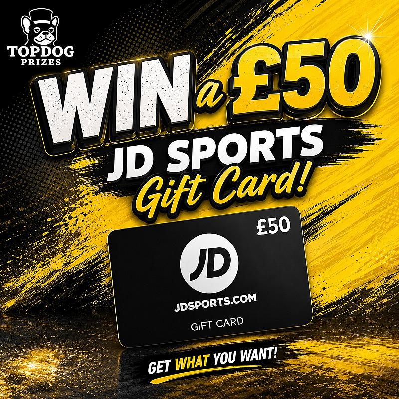 Win a £50 JD SPORTS Gift Card!