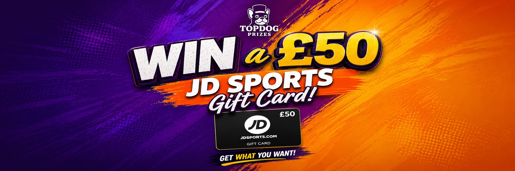 Win a £50 JD SPORTS Gift Card!