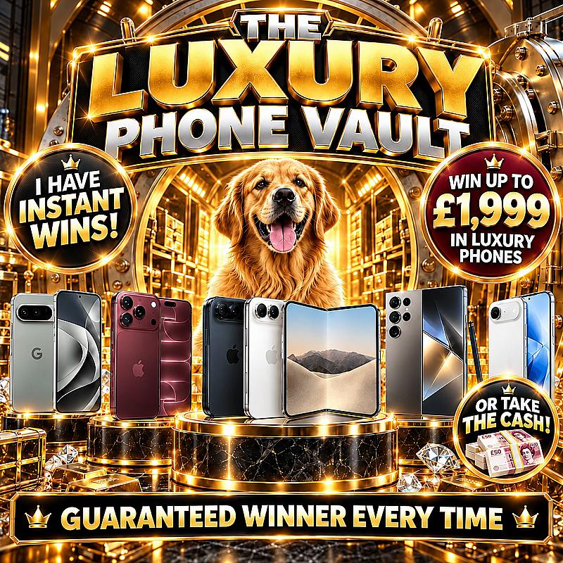 The Luxury Phone Vault - Over £30,000 of Instant Wins!