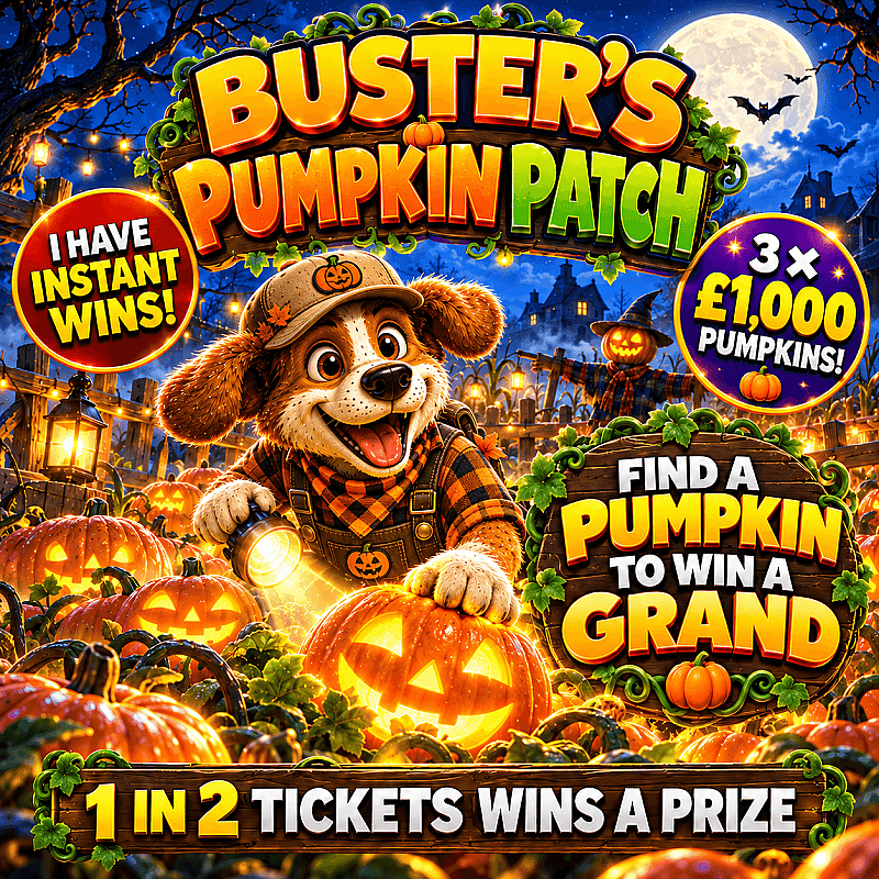 Buster’s Pumpkin Patch - Find A 🎃 To Win A Grand