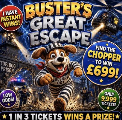 Buster's Great Escape 🚨 🚁